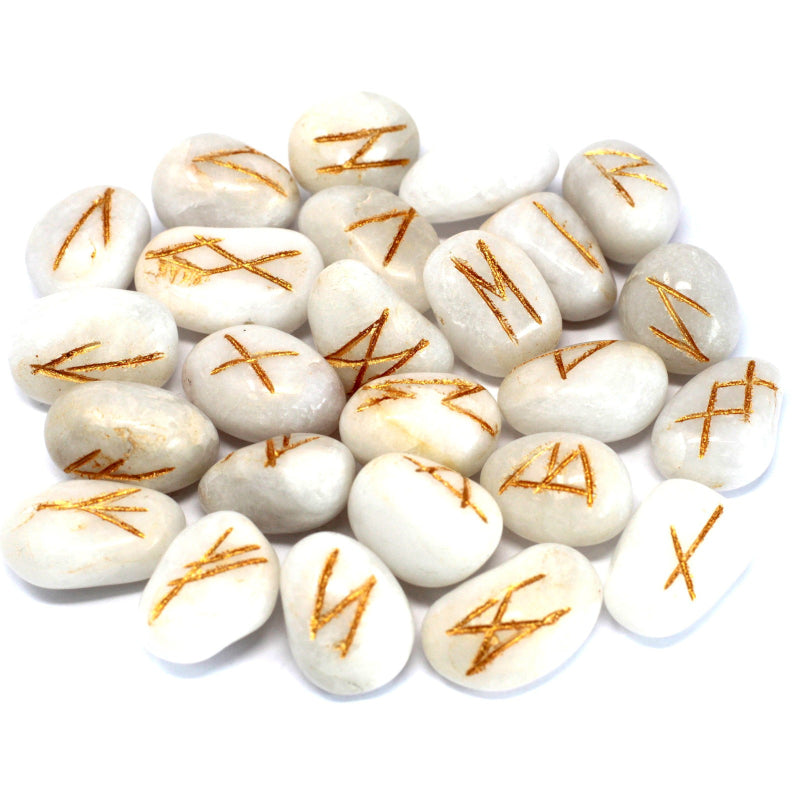 Runas de la India Ágata Blanca