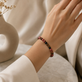 Pulsera Rodonita Negra 6mm