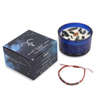 Vela del Zodíaco con Pulsera de Piedras Preciosas