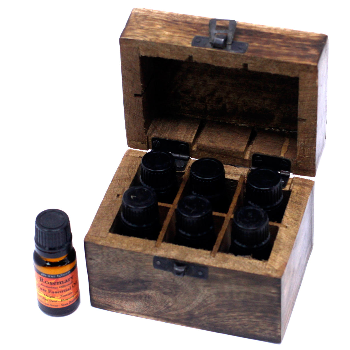 Caja de Madera de Mango para esencias