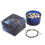 Vela del Zodíaco con Pulsera de Piedras Preciosas