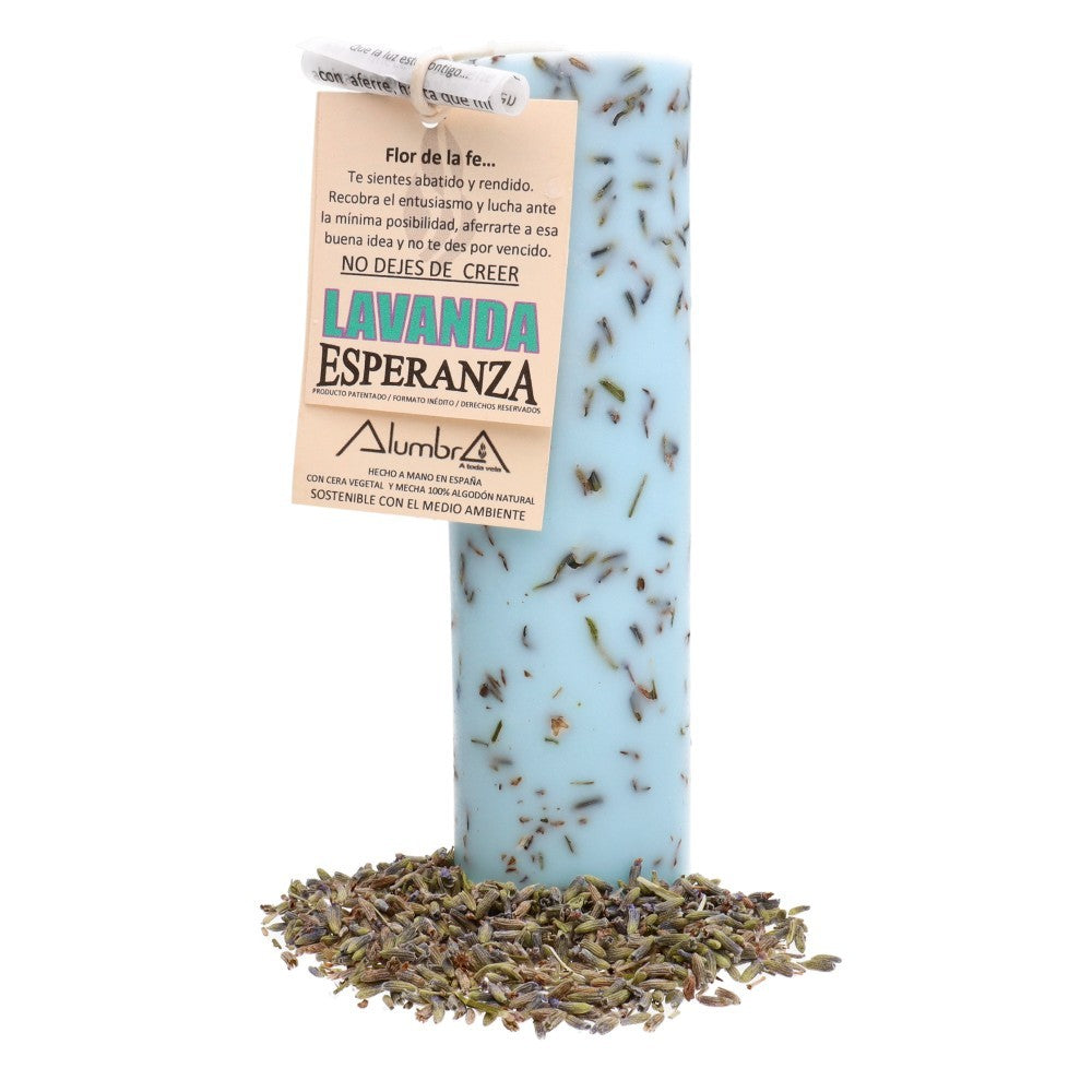 Vela Artesanal Ritualizada Esperanza