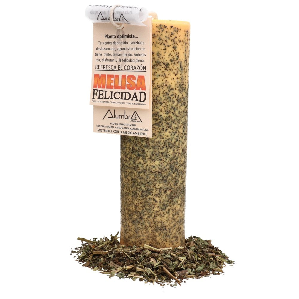 Vela Artesanal Ritualizada Felicidad