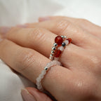 Set Anillos Love and Flame