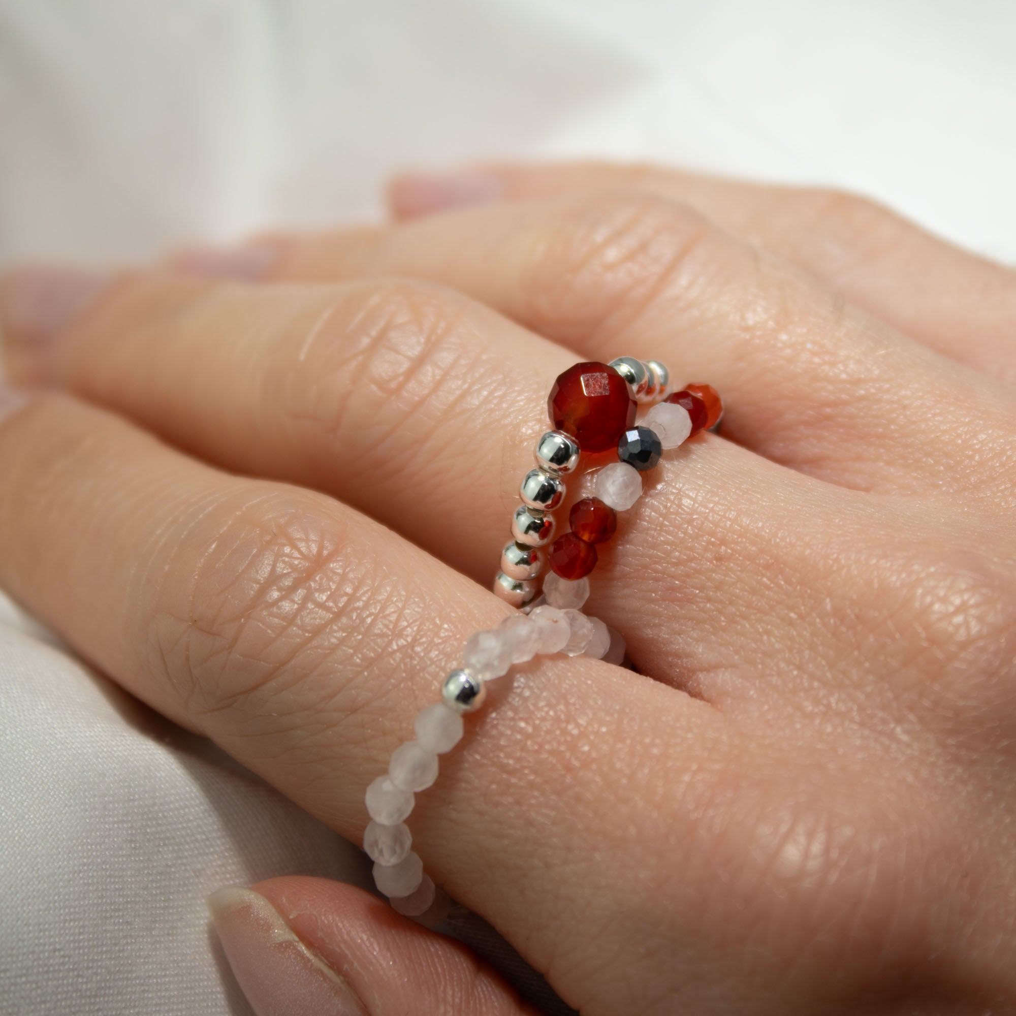 Set Anillos Love and Flame