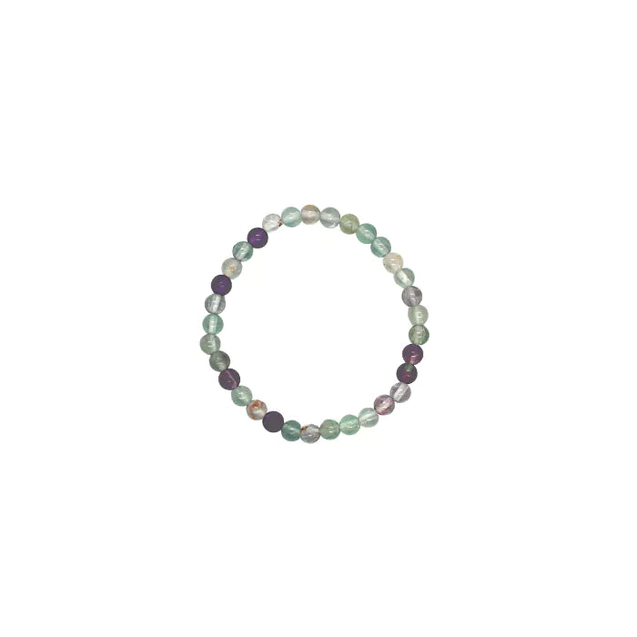 Pulsera Fluorita Multicolor 6mm