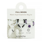 Set Anillos Full Moon