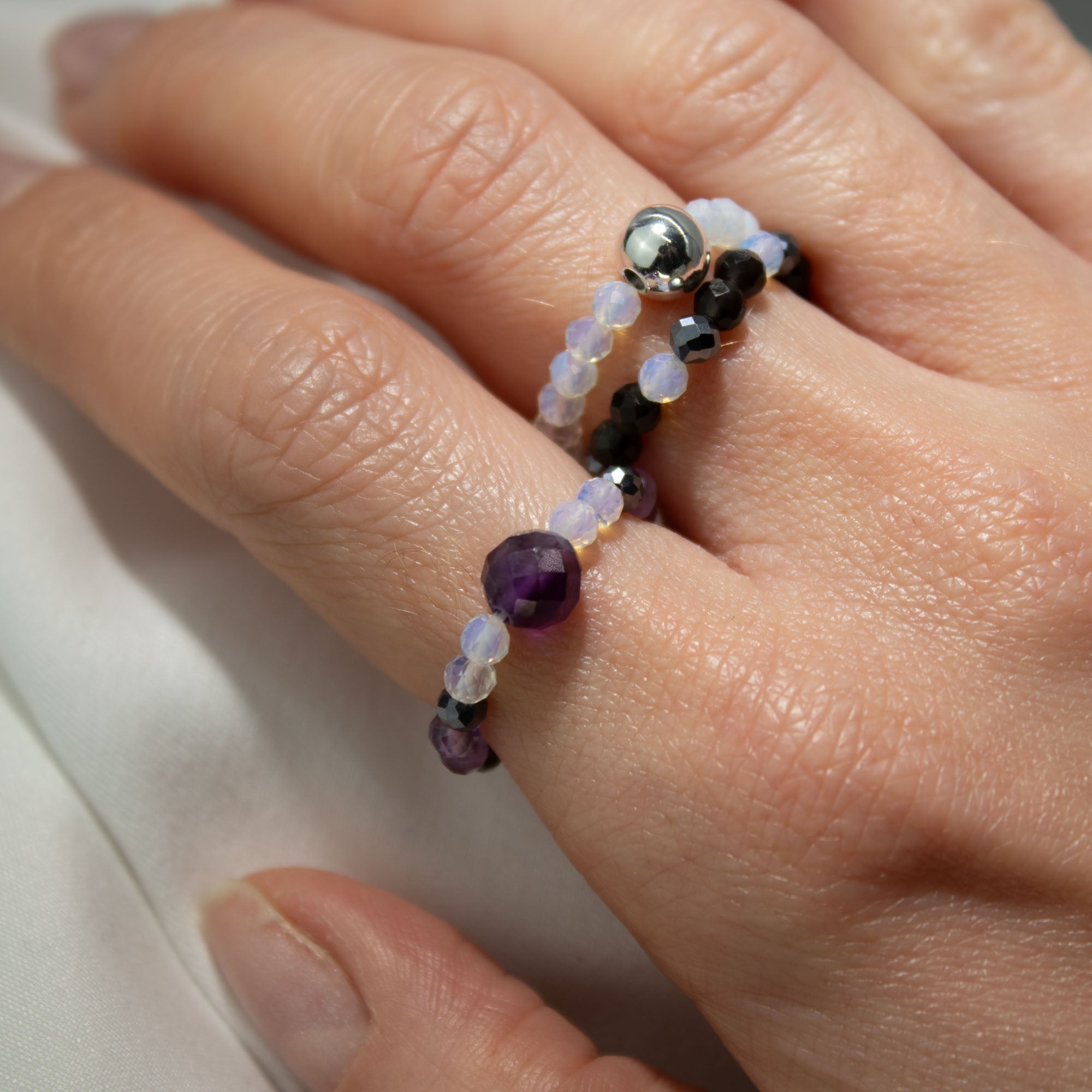 Set Anillos Full Moon