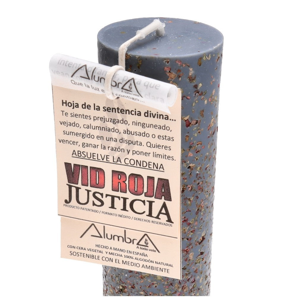 Vela Artesanal Ritualizada Justicia