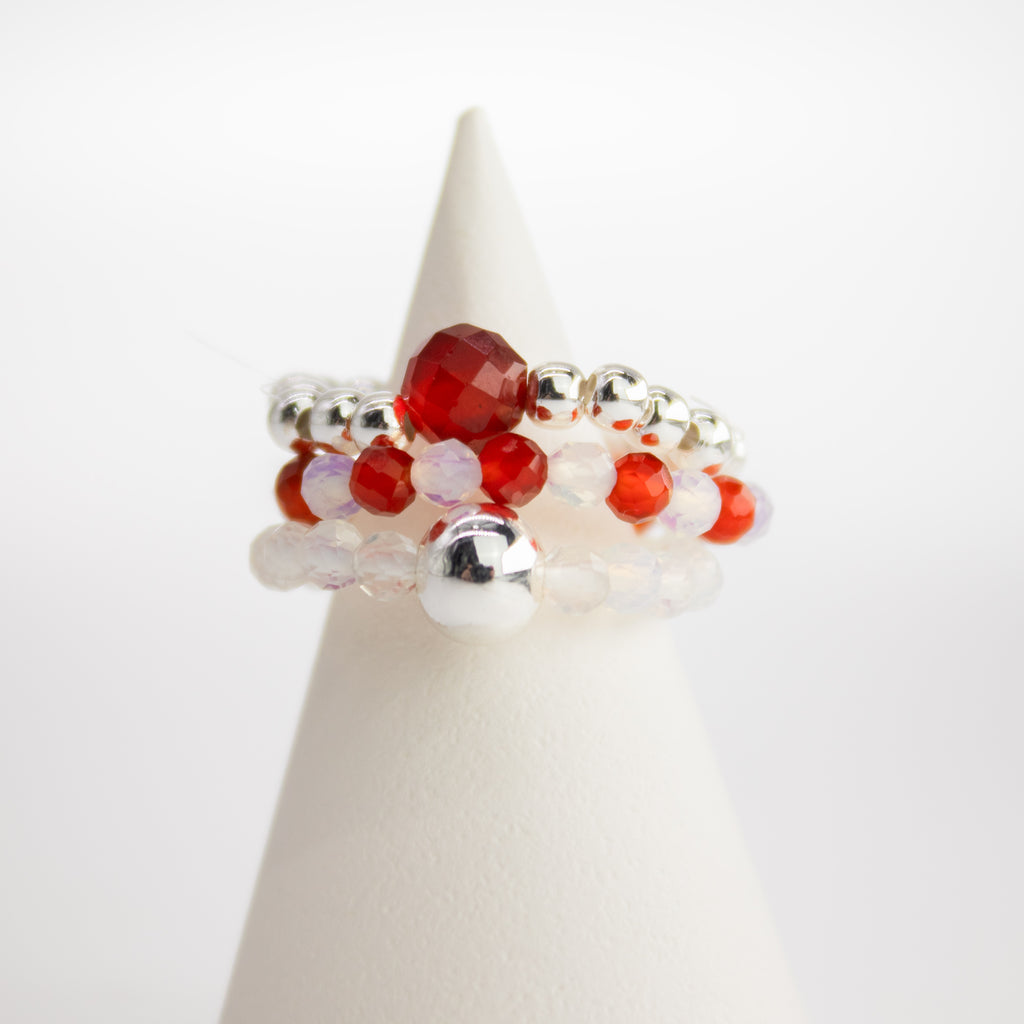 Set Anillos Blood Moon
