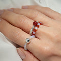 Set Anillos Blood Moon