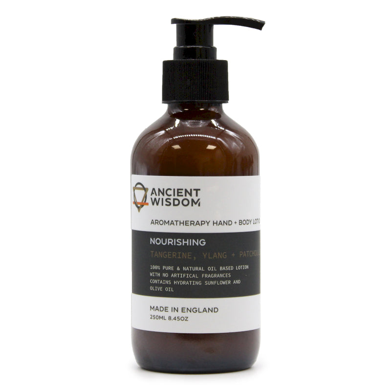 Loción para manos y cuerpo de mandarina, Ylang Ylang y Pachuli 250ml