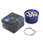 Vela del Zodíaco con Pulsera de Piedras Preciosas
