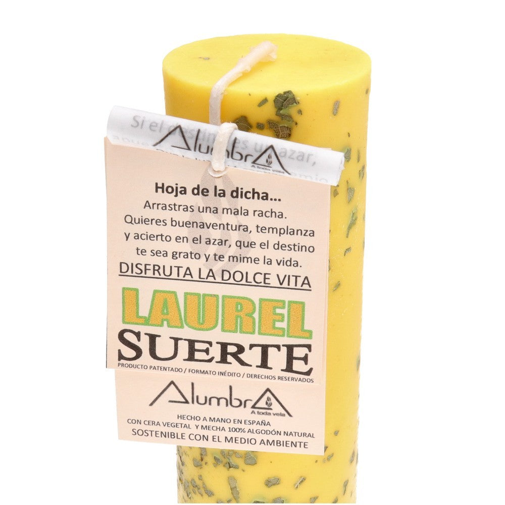 Vela Artesanal Ritualizada Suerte