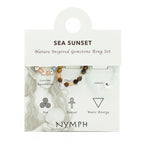 Set Anillos Sea Sunset