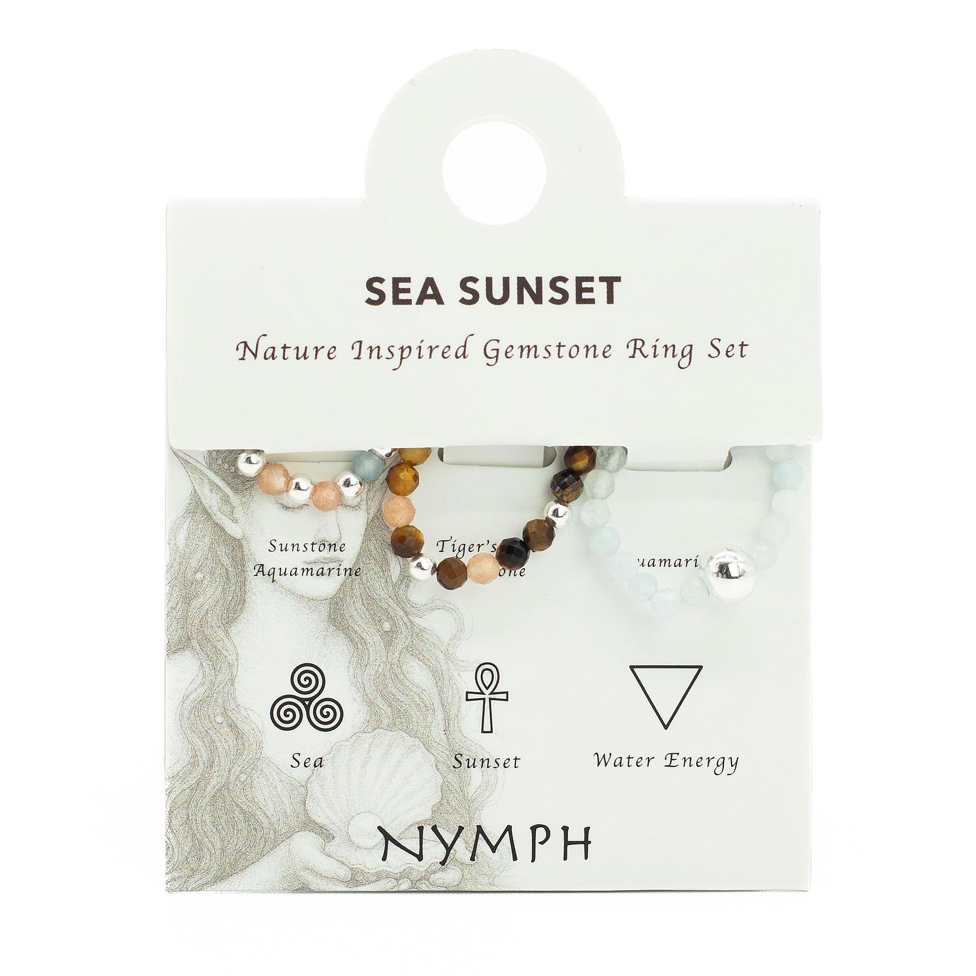 Set Anillos Sea Sunset