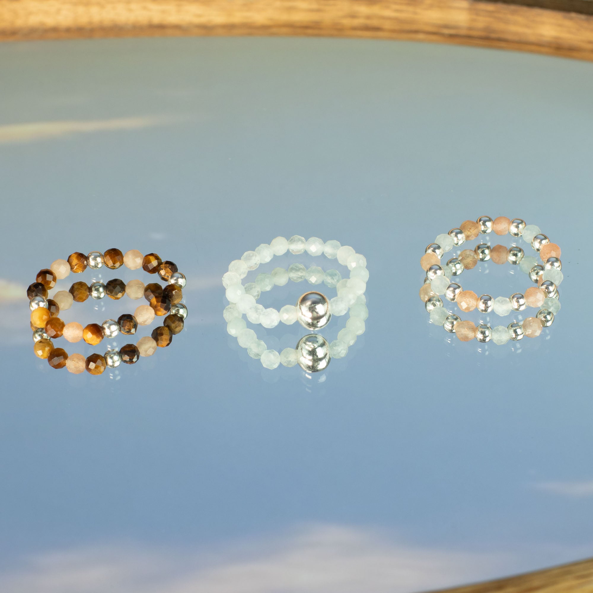 Set Anillos Sea Sunset