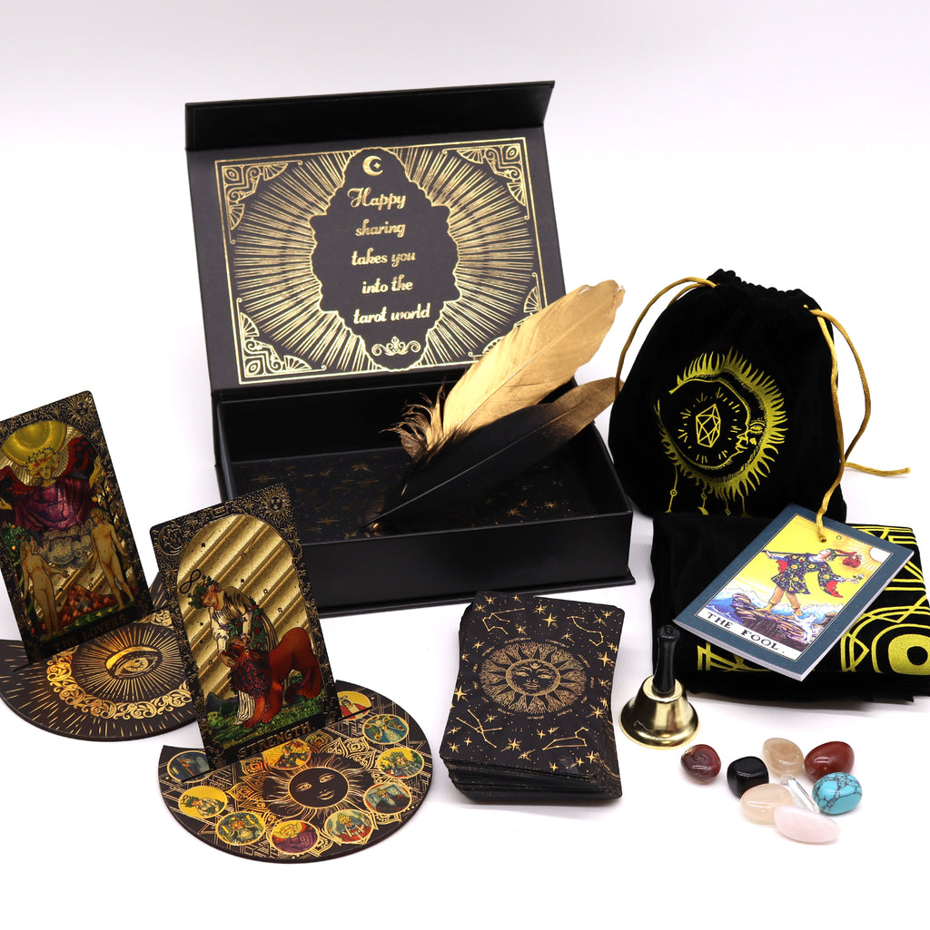 Set Tarot con Lámina de Oro
