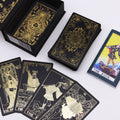 Juego de Cartas Tarot con Lámina de Oro
