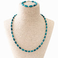 Conjunto Collar y Pulsera Turquesa