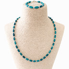 Conjunto Collar y Pulsera Turquesa
