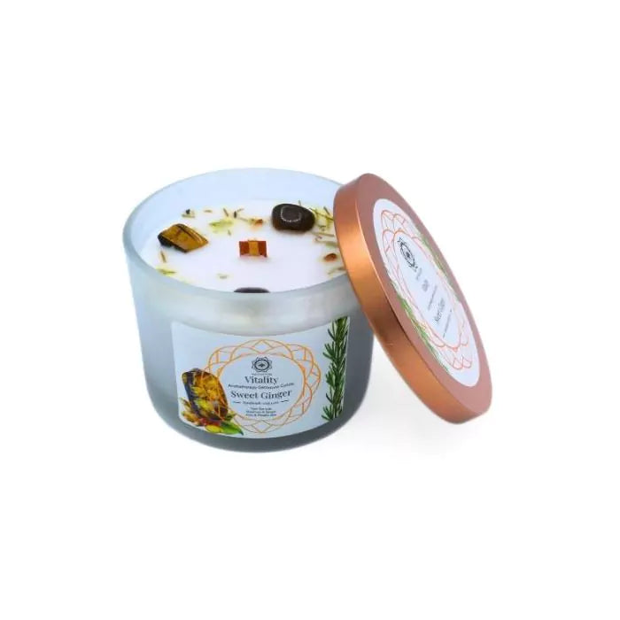 Vela Aromática Gemstone Jengibre 256g