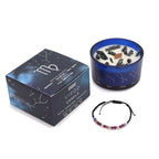 Vela del Zodíaco con Pulsera de Piedras Preciosas
